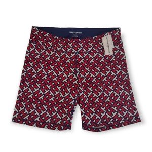 New Tommy Hilfiger Sport Women 3X Stretch Active Wear Red White/Blue Shorts